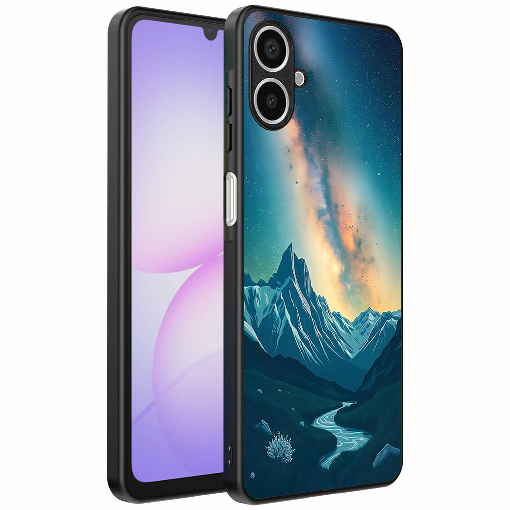 Geschikt voor
  Samsung Galaxy A07 Telefoonhoesje met Sterrenhemel Opdruk - TPU Backcover
  Case With Space And Milkyway Design - Smartphonica