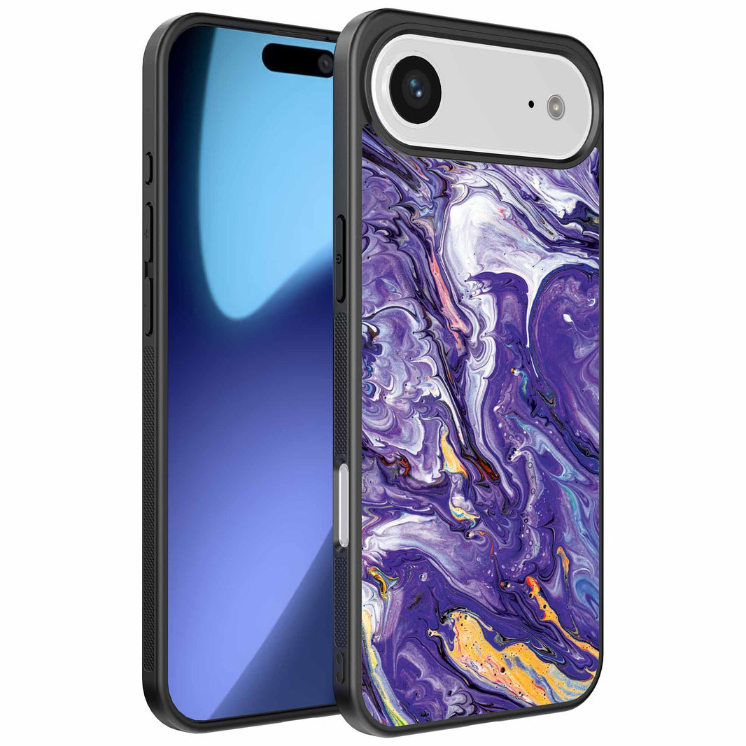 Geschikt voor
  iPhone Air Telefoonhoesje met Paars Goud Marmer Opdruk - TPU Backcover Case
  Purple Gold Marble Design - Paars Goud - Smartphonica