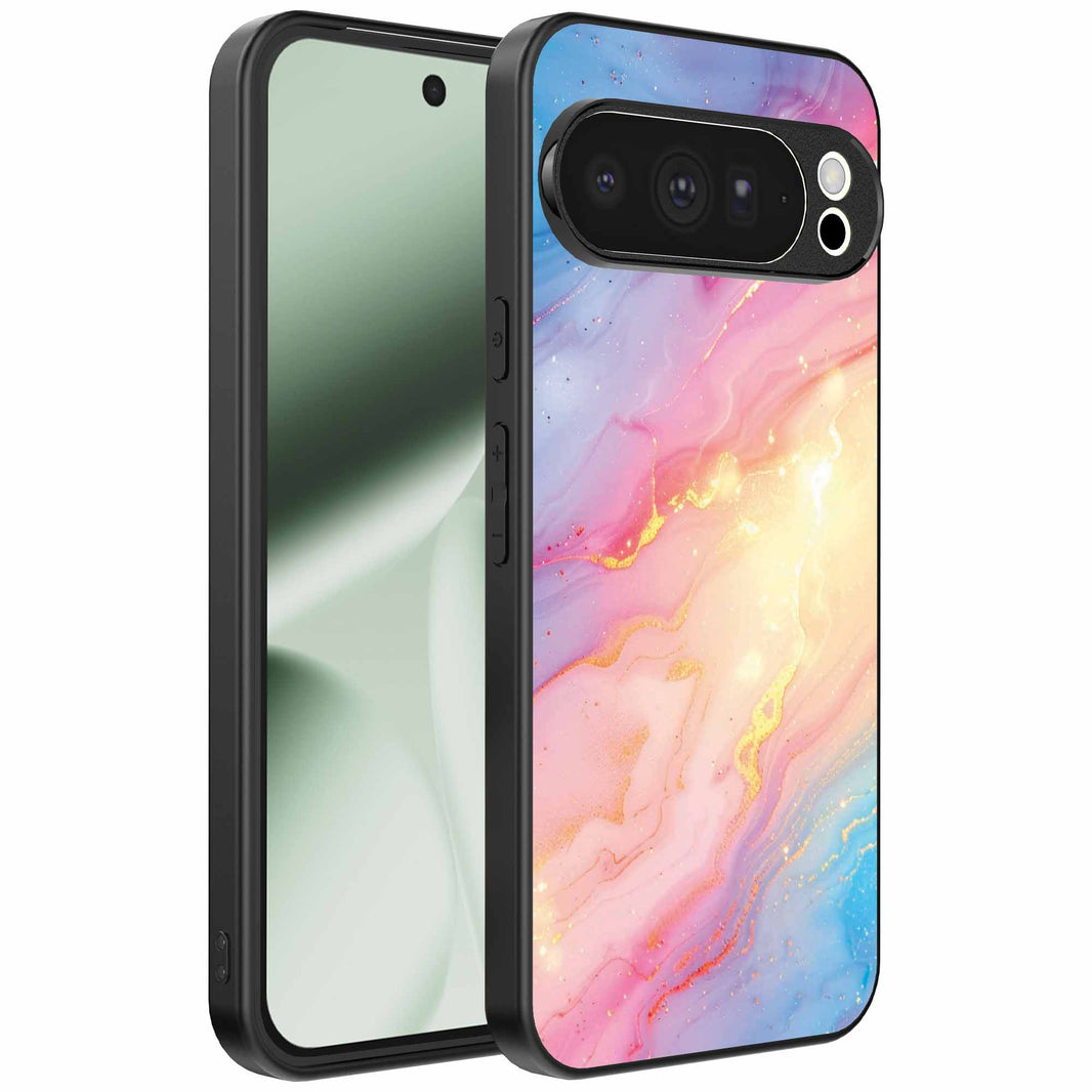 Geschikt voor Google Pixel 10 Pro XL
  Telefoonhoesje met Regenboog Glitter Marmer Opdruk - TPU Backcover Case
  Rainbow Glitter Marble Design - Smartphonica