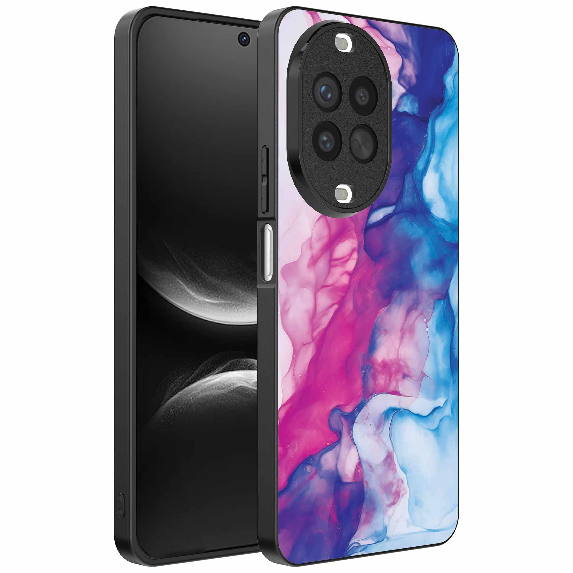 Geschikt voor
  Huawei Nova 14 Telefoonhoesje met Roze Blauw Marmer Opdruk - TPU Backcover
  Case Rose Blue Marble Design - Smartphonica