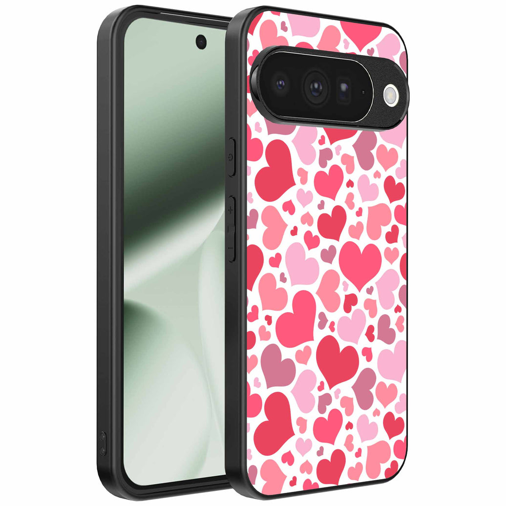 Geschikt voor
  Google Pixel 10 Telefoonhoesje met Hartjes Print - Hearts Design TPU
  Backcover Case - Kinder Hoesje met Hartjes Design - Smartphonica