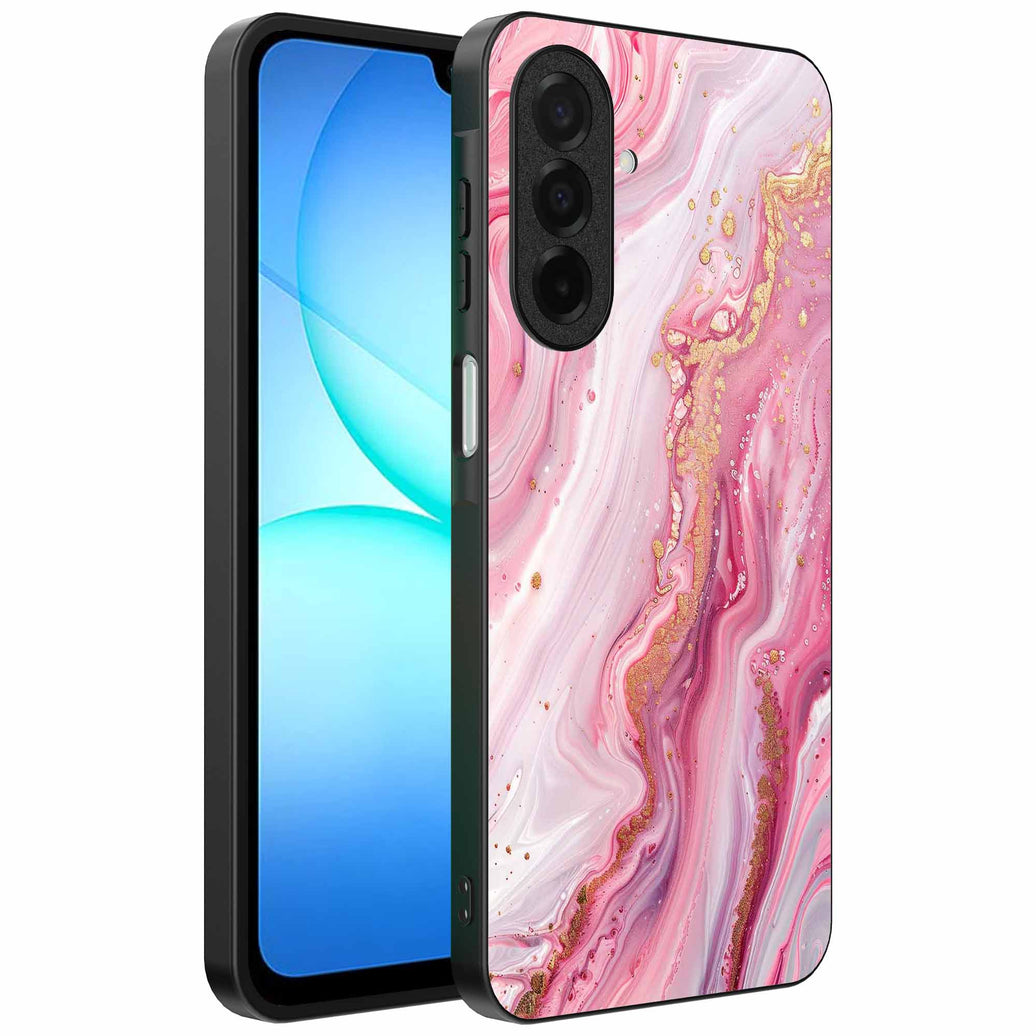 Geschikt voor
  Samsung Galaxy A17 Telefoonhoesje met marmer opdruk - TPU backcover case
  marble design - Roze - Smartphonica