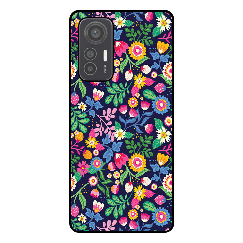 Telefoonhoesje
  Geschikt voor Xiaomi 12 Lite met bloemen opdruk - TPU backcover case flower
  design