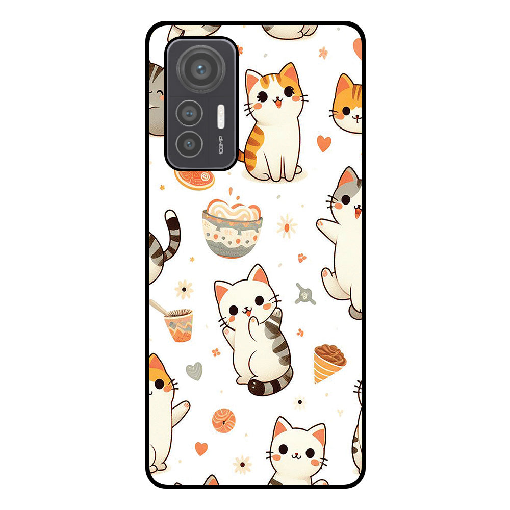 Telefoonhoesje
  Geschikt voor Xiaomi 12 Lite met katten opdruk - TPU backcover case cat
  design
