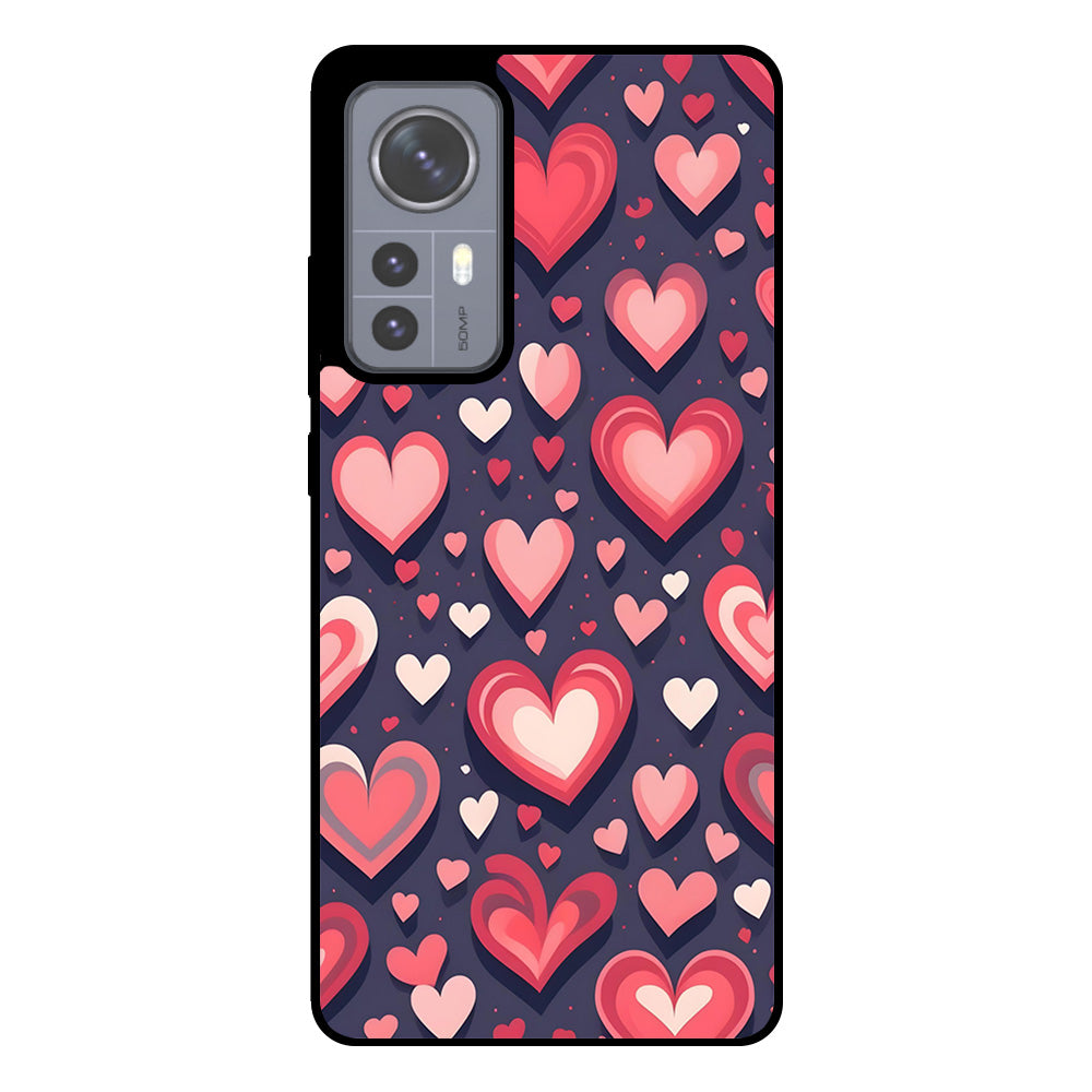 Telefoonhoesje
  Geschikt voor Xiaomi 12 met Hartjes Opdruk - TPU Backcover Case With Heart
  Design