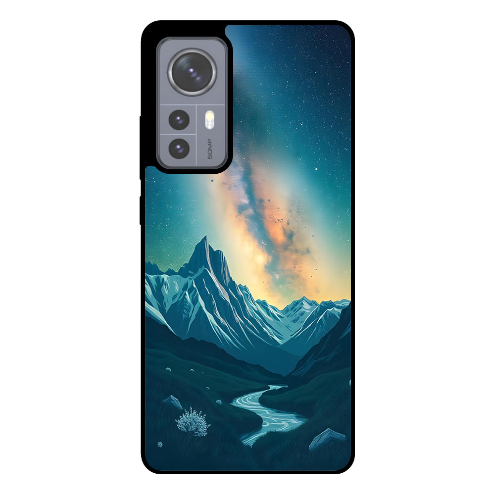 Telefoonhoesje
  Geschikt voor Xiaomi 12 met Sterrenhemel Opdruk - TPU Backcover Case With
  Space And Milkyway Design