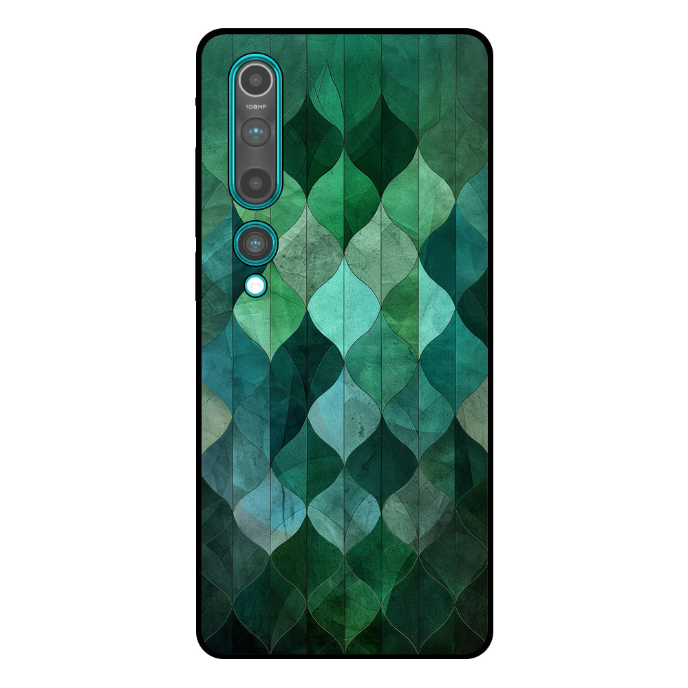 Telefoonhoesje
  Geschikt voor Xiaomi Mi 10 / 10 Pro met groene bladeren opdruk - TPU
  backcover case green leafs design