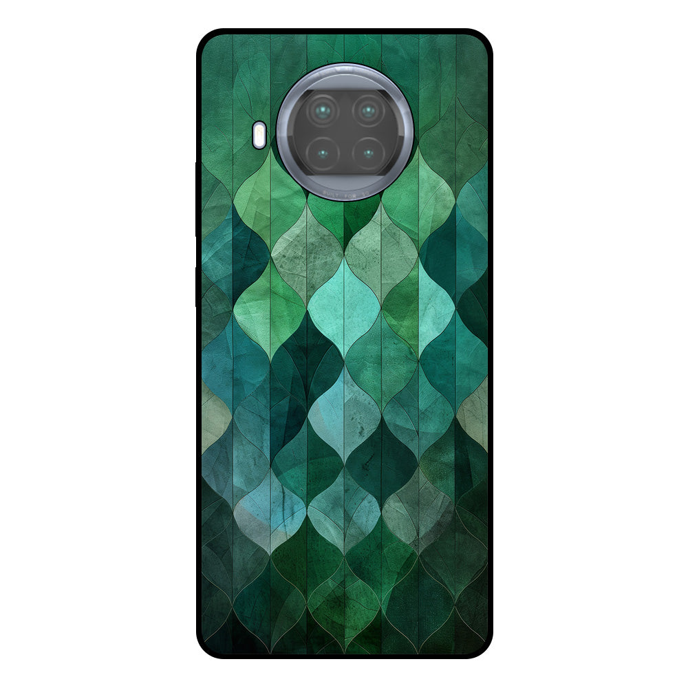 Telefoonhoesje Geschikt voor Xiaomi Mi 10T Lite met
  groene bladeren opdruk - TPU backcover case green leafs design