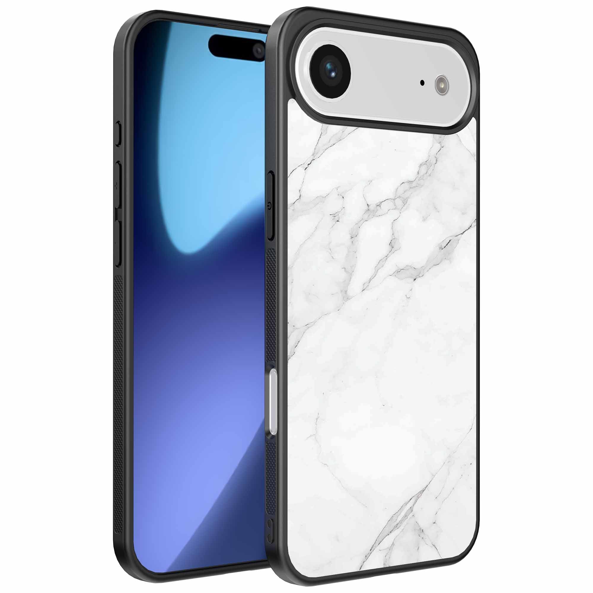 Geschikt voor
  iPhone Air Telefoonhoesje met Wit Marmer Opdruk - TPU Backcover Case White
  Marble Design - Zwart - Smartphonica