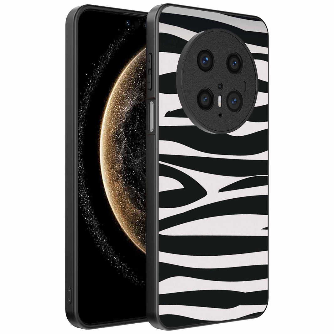 Geschikt voor
  Huawei Mate 70 Pro / 70 Pro Plus Telefoonhoesje met zebra opdruk - TPU
  backcover case zebra design - Zwart Wit - Smartphonica