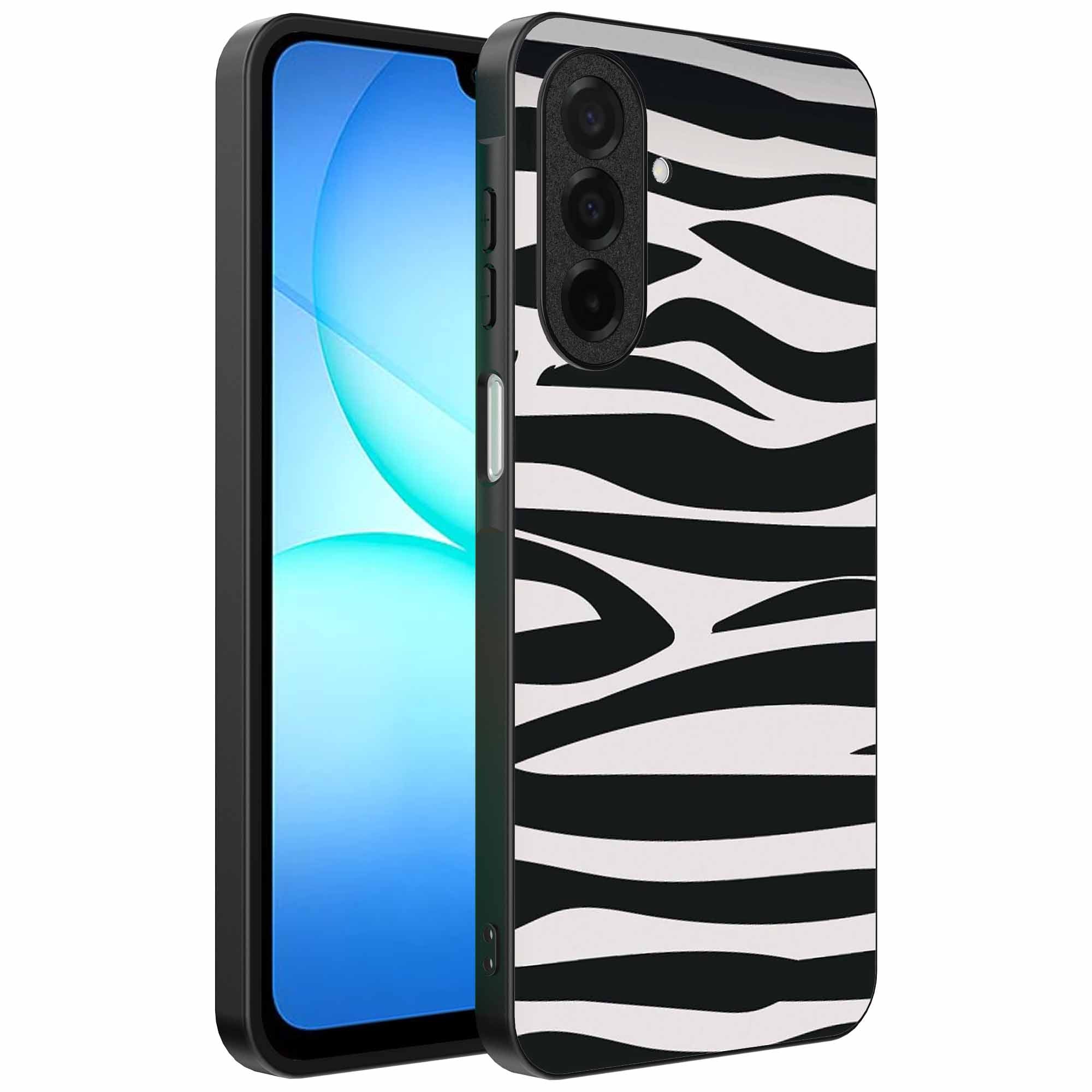 Geschikt voor
  Samsung Galaxy A17 Telefoonhoesje met zebra opdruk - TPU backcover case zebra
  design - Zwart Wit - Smartphonica