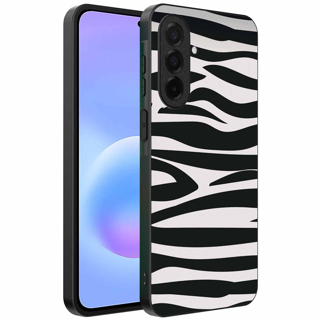 Geschikt voor
  Samsung Galaxy A57 Telefoonhoesje met zebra opdruk - TPU backcover case zebra
  design - Zwart Wit - Smartphonica
